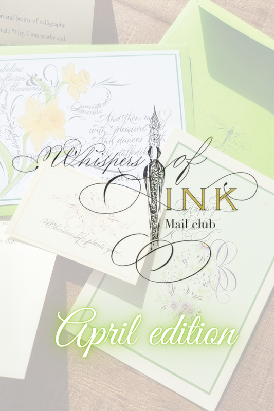 Whispers of ink - april 2026